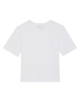 Jersey t-shirt with plated DG logo - | Dolce & Gabbana