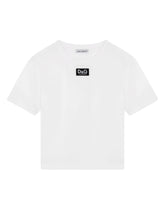 Jersey T-shirt with DG logo - | Dolce & Gabbana