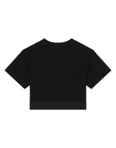 Jersey T-shirt with branded elastic - | Dolce & Gabbana