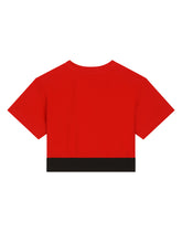 Jersey T-shirt with branded elastic - | Dolce & Gabbana