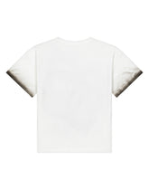 Jersey T-shirt with spray-paint DG logo and fusible rhinestones - | Dolce & Gabbana