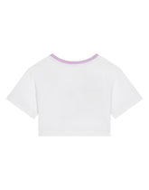 Jersey T-shirt with DG logo patch - | Dolce & Gabbana