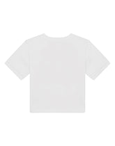 Jersey T-shirt with floral DG logo print - | Dolce & Gabbana