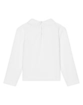 Jersey T-shirt with DG logo embroidery - | Dolce & Gabbana