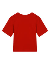 Jersey T-shirt with logo print - | Dolce & Gabbana