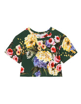Garden-print interlock T-shirt - | Dolce & Gabbana