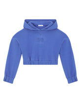 Jersey sweatshirt with embossed logo - | Dolce & Gabbana