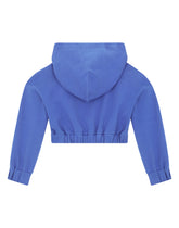 Jersey sweatshirt with embossed logo - | Dolce & Gabbana