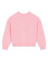 Round-neck sweatshirt with patch embellishment - | Dolce & Gabbana