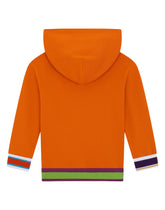 Jersey hoodie with DG patch - | Dolce & Gabbana