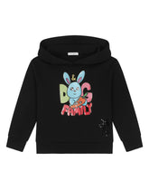 Hoodie with Gianpiero D’Alessandro print - | Dolce & Gabbana
