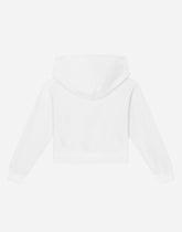Hoodie with logo appliqué - | Dolce & Gabbana