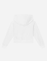 Hoodie with logo appliqué - | Dolce & Gabbana