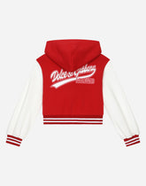 Jersey hoodie with logo - | Dolce & Gabbana
