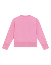 Silk cardigan with DG logo embroidery - | Dolce & Gabbana