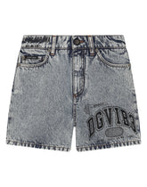 Denim shorts with DGVIB3 logo - | Dolce & Gabbana