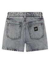 Denim shorts with DGVIB3 logo - | Dolce & Gabbana