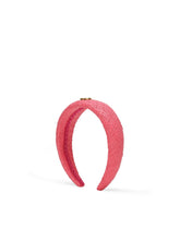 Bouclé headband with DG logo - | Dolce & Gabbana