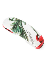 Poppy-print poplin headband - | Dolce & Gabbana