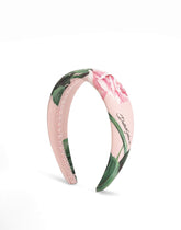 Rose-print poplin headband - | Dolce & Gabbana