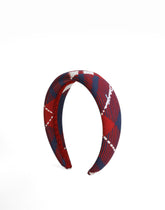 Tartan Print Headband - | Dolce & Gabbana