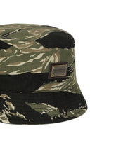 Bucket hat with camouflage print - | Dolce & Gabbana