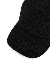 Cotton baseball cap with logo print - | Dolce & Gabbana
