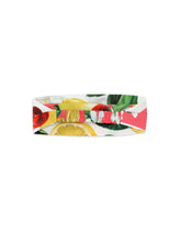 Poplin bandanna with lemon and cherry print - | Dolce & Gabbana