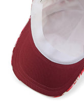 Baseball hat with DG logo embroidery and majolica print - | Dolce & Gabbana