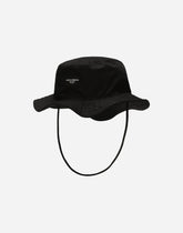 Stretch gabardine bucket hat - | Dolce & Gabbana