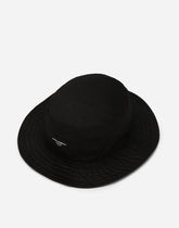 Stretch gabardine bucket hat - | Dolce & Gabbana