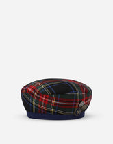 Wool blend tartan beret - | Dolce & Gabbana