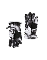 Nylon ski gloves with graffiti print - | Dolce & Gabbana