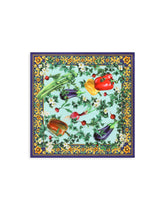 Farmer-print poplin scarf - | Dolce & Gabbana