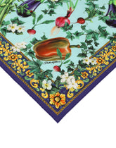 Farmer-print poplin scarf - | Dolce & Gabbana