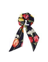 Viyella scrunchie with tulip print - | Dolce & Gabbana