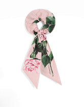 Rose-print poplin scrunchie - | Dolce & Gabbana