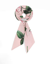 Rose-print poplin scrunchie - | Dolce & Gabbana