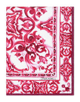 Majolica-print terrycloth beach towel - | Dolce & Gabbana