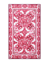 Majolica-print terrycloth beach towel - | Dolce & Gabbana