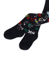 Smemo-print jersey jacquard tights - | Dolce & Gabbana