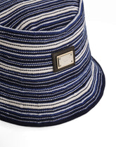 Knit honeycomb bucket hat - | Dolce & Gabbana