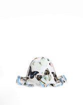 Poplin bucket hat with butterfly print - | Dolce & Gabbana