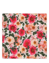 Jersey blanket with camellia DG print - | Dolce & Gabbana