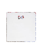 Jersey blanket with patchwork print - | Dolce & Gabbana