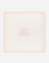 Jersey blanket with DG logo print - | Dolce & Gabbana