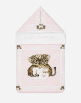 Jersey sleeping bag with Logomania print - | Dolce & Gabbana