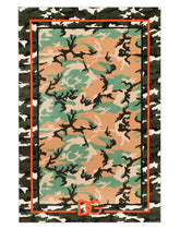 Camouflage-print cotton beach towel - | Dolce & Gabbana