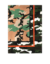 Camouflage-print cotton beach towel - | Dolce & Gabbana