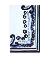 Marina-print cotton beach towel - | Dolce & Gabbana
